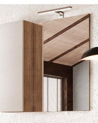 Specchiera con mobiletto e luce led
