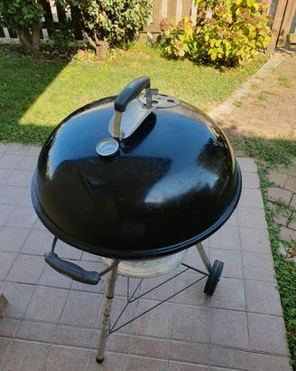 weber compact kettle 57 con accessori