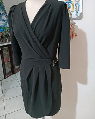 Abito elegante midi con maniche 3/4 tg.36