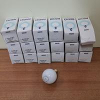 stock 18 lampadine sfera silica opale e14 220v 15w