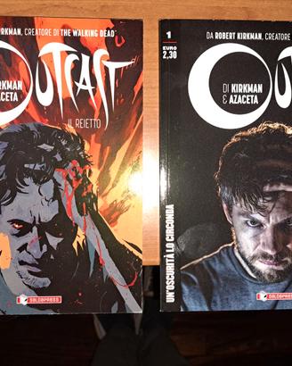 OUTCAST IL REIETTO lotto fumetti