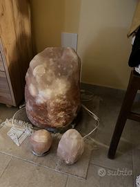 Lampade di sale rosa