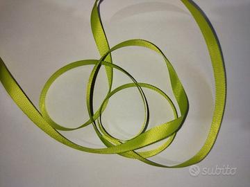 10 MT di Nastro Grosgrain da 10mm Verde mela