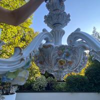 Lampadario Capodimonte, Italia, anni 60