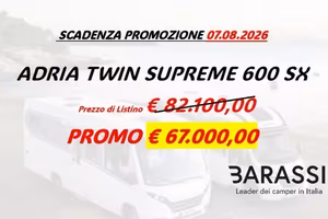 Adria Twin Supreme 600 SX