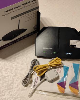 Router Modem Netgear AC1200 WiFi Dual Band D6220 |