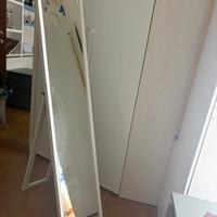 Specchio da terra bianco