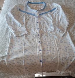 2 Camicie da Notte Cotone Nuove TG.44/46