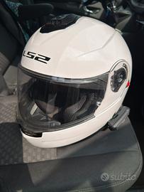 Casco LS2 Strobe 2, Cardo spirit hd