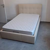 letto cassonato 1 piazza e mezzo con materasso
