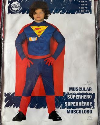 VESTITITO SUPERMAN CARNEVALE 5/6