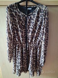 vestito leopardato