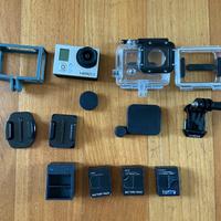 Gopro hero 3 silver edition con accessori