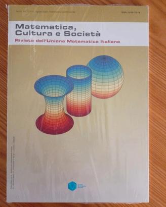 Matematica, cultura e societa - Agosto 2022