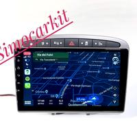 Autoradio 4+64Gb Per Peugeot 308 408
