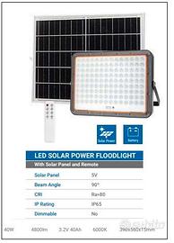 Faro SOLARE 40W alta efficienza e durata 4800lm