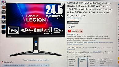 monitor da gioco 240hz
