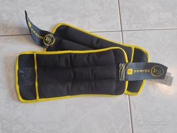 pesi polsi e caviglie 1 kg ginnastica