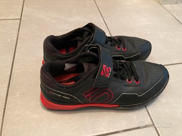 Scarpe MTB Five Ten Kestrel Lace nere/rosse