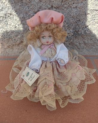 Bambola porcellana da collezione "Vicabon" vintage