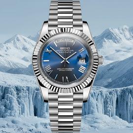 Seiko mod Daydate blue dial