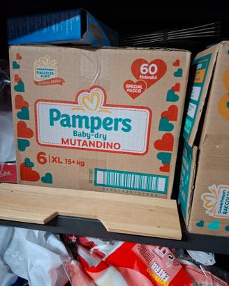Pampers pannolino mutandino progressi 