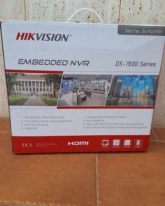 NVR Hikvision 8 Canali PoE – Serie DS-7600  