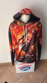 Felpa con cappuccio Demon Slayer Rengoku Taglia XS