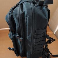 Zaino tattico nero multi scomparto – oltre 10 tasc