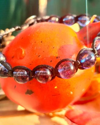 Bracciale Shamballa quarzo blu