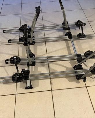 🚗 Barre Nordrive Silenzio + 4 portabici Thule Fre