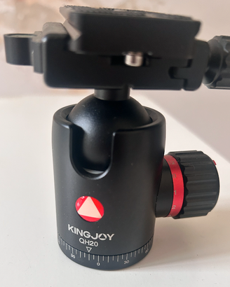 Kingjoy QH20 testa a sfera per treppiede