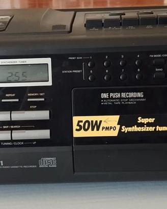 Aiwa CSD-SR1Z Boombox Vintage Anni ’90 – CD, Radio
