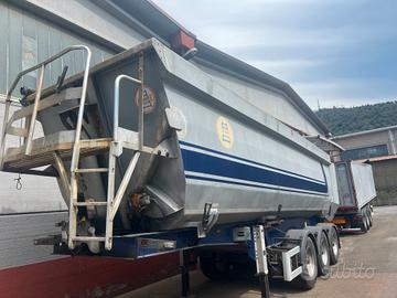 Semirimorchio 3 assi ribaltabile da 34 m3