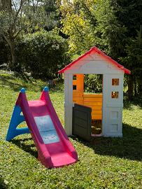 Casetta bimbo da esteno e scivolo Smoby