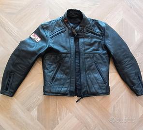 Giubbotto biker da moto in pelle uomo donna