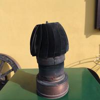 Comignolo girevole antivento in rame