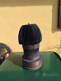 Comignolo girevole antivento in rame