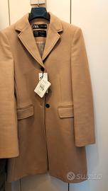 cappotto Zara colore cammello 