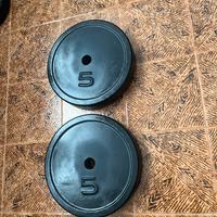 Dischi da 5kg in cemento armato, Nuovo!