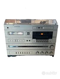 STEREO COMPATTO EUROPHON VINTAGE RCK1642 + CASSE