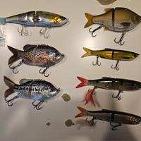 Lotto 7 esche swimbait