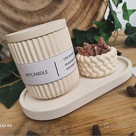 candela profumata handmade 