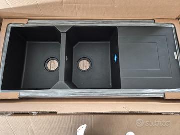 Lavello due pozze e gocciolatoio Franke