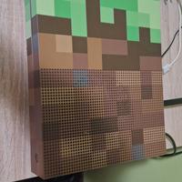 xbox one S, 500Gb, limited edition Minecraft
