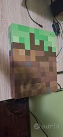 xbox one S, 500Gb, limited edition Minecraft