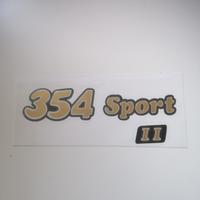 decalcomania Benelli 354 sport II