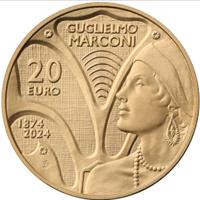 20 Euro da 1/4 oncia oro "Guglielmo Marconi"
