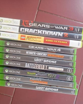 giochi XBOX 360 e ONE