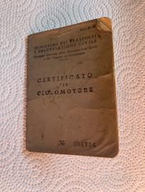 libretto  piaggio ciao C7E